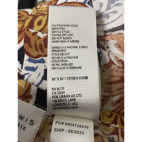 Anthropologie Amber Lewis Rowena Curtain PAIR SET Panel 84” x 50” - Picture 5 of 7